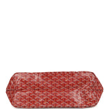 Goyard Goyardine Red Saint Louis PM Tote Bag Palladium Hardware