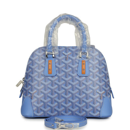 Goyard Goyardine Canvas Iris Vendome Mini Bag Palladium Hardware