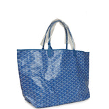 Goyard Goyardine Sky Blue Saint Louis GM Tote Bag Palladium Hardware