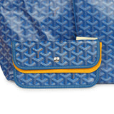 Goyard Goyardine Sky Blue Saint Louis GM Tote Bag Palladium Hardware