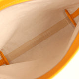 Goyard Goyardine Canvas Yellow Conti Pouch Palladium Hardware