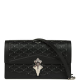 Goyard Goyardine Canvas Deep Black Capitonnage Duchesse Marie-Caroline Bag Palladium Hardware