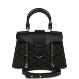 Goyard Capitonnage Structuré Saigon Mini Bag Deep Black Goyardine Canvas Palladium Hardware - Thumbnail View 1