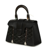 Goyard Capitonnage Structuré Saigon Mini Bag Deep Black Goyardine Canvas Palladium Hardware - Thumbnail View 5