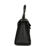 Goyard Capitonnage Structuré Saigon Mini Bag Deep Black Goyardine Canvas Palladium Hardware - Thumbnail View 3