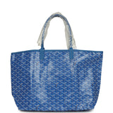 Goyard Goyardine Sky Blue Saint Louis PM Tote Bag Palladium Hardware