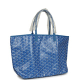 Goyard Goyardine Sky Blue Saint Louis PM Tote Bag Palladium Hardware