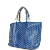 Goyard Goyardine Sky Blue Saint Louis PM Tote Bag Palladium Hardware