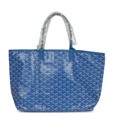 Goyard Goyardine Sky Blue Saint Louis PM Tote Bag Palladium Hardware