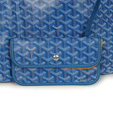Goyard Goyardine Sky Blue Saint Louis PM Tote Bag Palladium Hardware