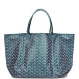 Goyard Goyardine Pearly Blue Saint Louis GM Tote Bag Palladium Hardware