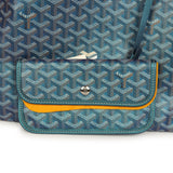 Goyard Goyardine Pearly Blue Saint Louis GM Tote Bag Palladium Hardware