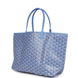 Goyard Goyardine Iris Saint Louis PM Tote Bag Palladium Hardware