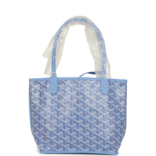 Goyard Goyardine Canvas Iris Anjou Mini Bag Palladium Hardware