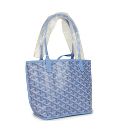 Goyard Goyardine Canvas Iris Anjou Mini Bag Palladium Hardware