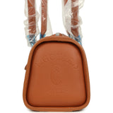 Goyard Goyardine Canvas Bonbonnière Bag Black and Brown Chevroches Calfskin Palladium Hardware