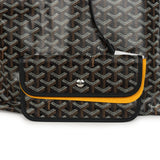 Goyard Goyardine Black Saint Louis GM Tote Bag Palladium Hardware - Thumbnail View 7
