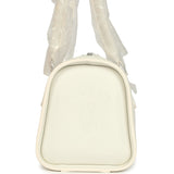 Goyard Goyardine Canvas Bonbonnière Bag White Chevroches Calfskin Palladium Hardware - Thumbnail View 4