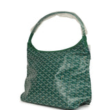 Goyard Goyardine Green Boheme Hobo Bag Palladium Hardware - Thumbnail View 3