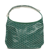 Goyard Goyardine Green Boheme Hobo Bag Palladium Hardware - Thumbnail View 5
