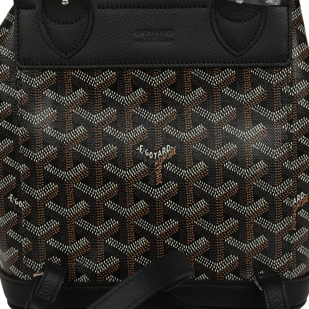 goyard mini backpack price Goyard Goyardine Canvas Black Mini Alpin Backpack Palladium Hardware – New & Authentic