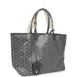 Goyard Goyardine Grey St. Louis PM Tote Bag Palladium Hardware