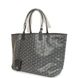 Goyard Goyardine Grey St. Louis PM Tote Bag Palladium Hardware