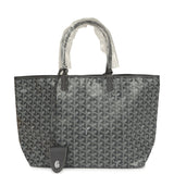 Goyard Goyardine Grey Saint Louis PM Tote Bag Palladium Hardware - Thumbnail View 1