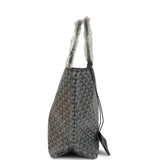 Goyard Goyardine Grey Saint Louis PM Tote Bag Palladium Hardware - Thumbnail View 3