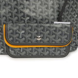 Goyard Goyardine Grey Saint Louis PM Tote Bag Palladium Hardware - Thumbnail View 7