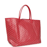 Goyard Goyardine Fuchsia Saint Louis GM Tote Bag Palladium Hardware