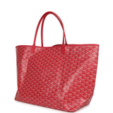 Goyard Goyardine Fuchsia Saint Louis GM Tote Bag Palladium Hardware