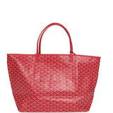 Goyard Goyardine Fuchsia Saint Louis GM Tote Bag Palladium Hardware