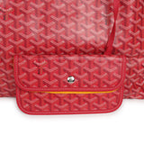 Goyard Goyardine Fuchsia Saint Louis GM Tote Bag Palladium Hardware