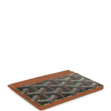 Goyard Goyardine Canvas Sky Black and Brown Saint-Sulpice Card Wallet - Thumbnail View 6