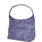 Goyard Goyardine Blueberry Purple Boheme Hobo Bag Palladium Hardware