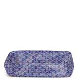 Goyard Goyardine Blueberry Purple Boheme Hobo Bag Palladium Hardware