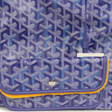 Goyard Goyardine Blueberry Purple Boheme Hobo Bag Palladium Hardware