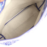 Goyard Goyardine Blueberry Purple Boheme Hobo Bag Palladium Hardware