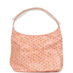 Goyard Goyardine Powder Pink Boheme Hobo Bag Palladium Hardware
