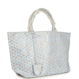 Goyard Goyardine Polar Blue Saint Louis GM Tote Palladium Hardware - Thumbnail View 2