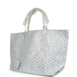 Goyard Goyardine Polar Blue Saint Louis GM Tote Palladium Hardware - Thumbnail View 5