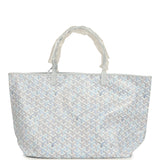Goyard Goyardine Polar Blue Saint Louis GM Tote Palladium Hardware - Thumbnail View 4