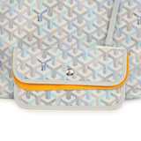 Goyard Goyardine Polar Blue Saint Louis GM Tote Palladium Hardware - Thumbnail View 7