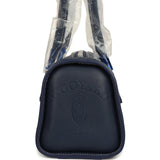 Goyard Goyardine Canvas Bonbonnière Bag Navy Blue Chevroches Calfskin Palladium Hardware - Thumbnail View 3