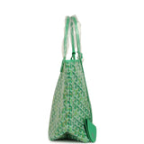 Goyard Goyardine Meadow Green Saint Louis PM Tote Palladium Hardware - Thumbnail View 3