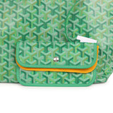 Goyard Goyardine Meadow Green Saint Louis PM Tote Palladium Hardware - Thumbnail View 7