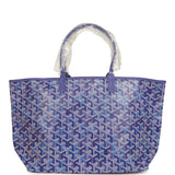 Goyard Goyardine Blueberry Purple Saint Louis PM Tote Palladium Hardware - Thumbnail View 4