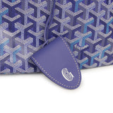 Goyard Goyardine Blueberry Purple Saint Louis PM Tote Palladium Hardware - Thumbnail View 6