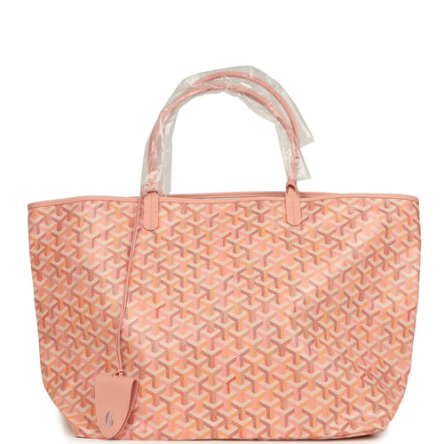 Goyard Goyardine Powder Pink Saint Louis GM Tote Palladium Hardware